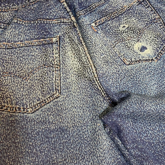 Knit Denim Pants:Navy 25-2303