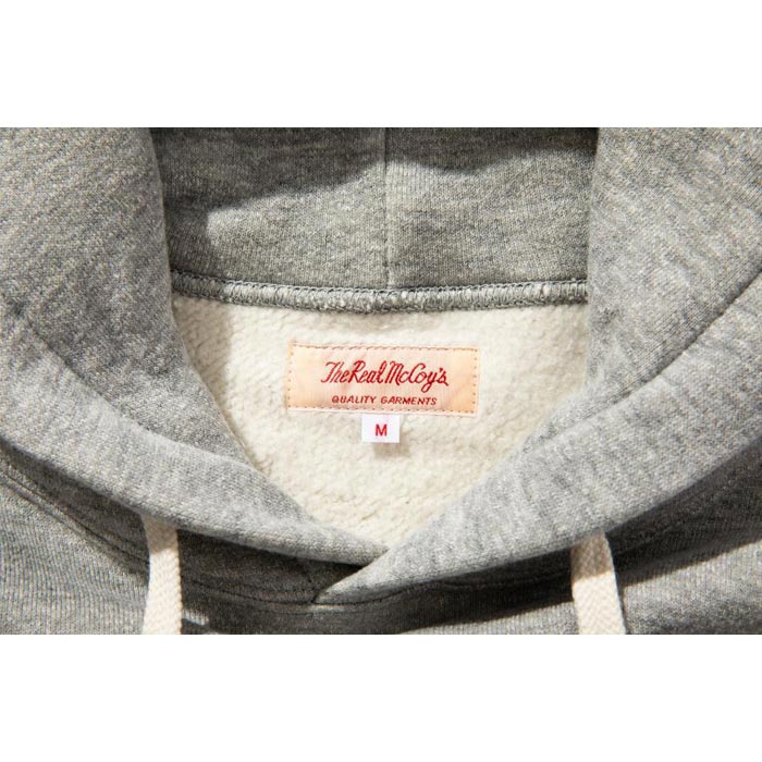 ザ リアルマッコイズ MC19124 10 oz. LOOPWHEEL PARKA グレー(020) メンズ プルオーバー パーカー