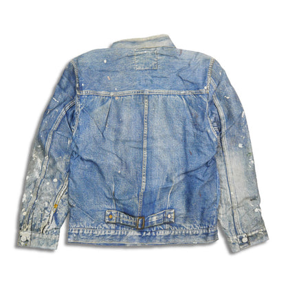 トルク TA-2001 Trompe L’oeil Printed Jacket (1950 Type-1 T-Back) ファーストタイプ デニムジャケット メンズ