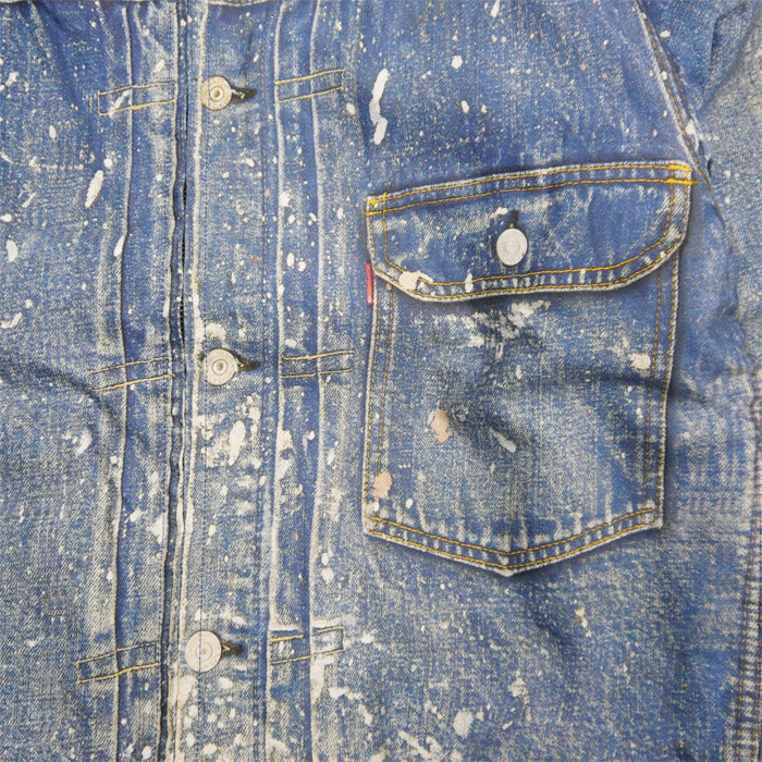 トルク TA-2001 Trompe L’oeil Printed Jacket (1950 Type-1 T-Back) ファーストタイプ デニムジャケット メンズ