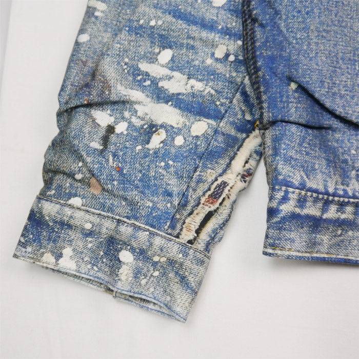 トルク TA-2001 Trompe L’oeil Printed Jacket (1950 Type-1 T-Back) ファーストタイプ デニムジャケット メンズ