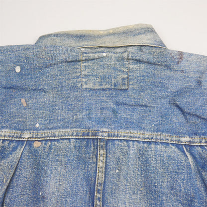 トルク TA-2001 Trompe L’oeil Printed Jacket (1950 Type-1 T-Back) ファーストタイプ デニムジャケット メンズ