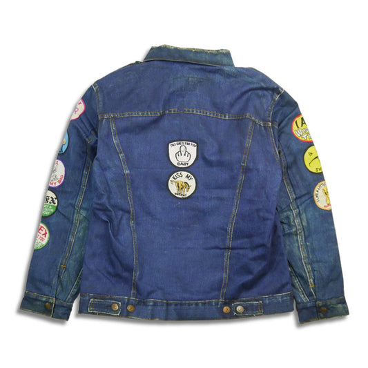 トルク TA-2005 Trompe L’oeil Printed Jacket (1950 Type-1 T-Back) ファーストタイプ デニムジャケット メンズ