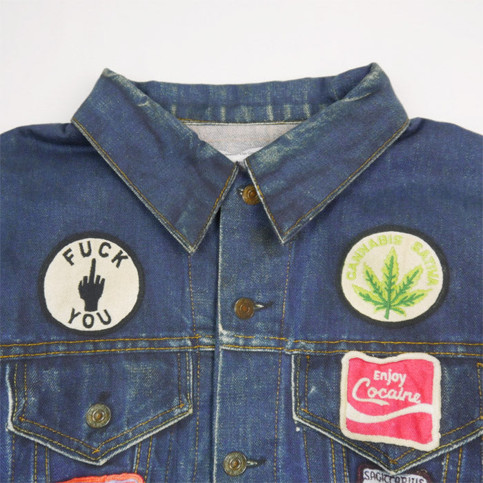 トルク TA-2005 Trompe L’oeil Printed Jacket (1950 Type-1 T-Back) ファーストタイプ デニムジャケット メンズ