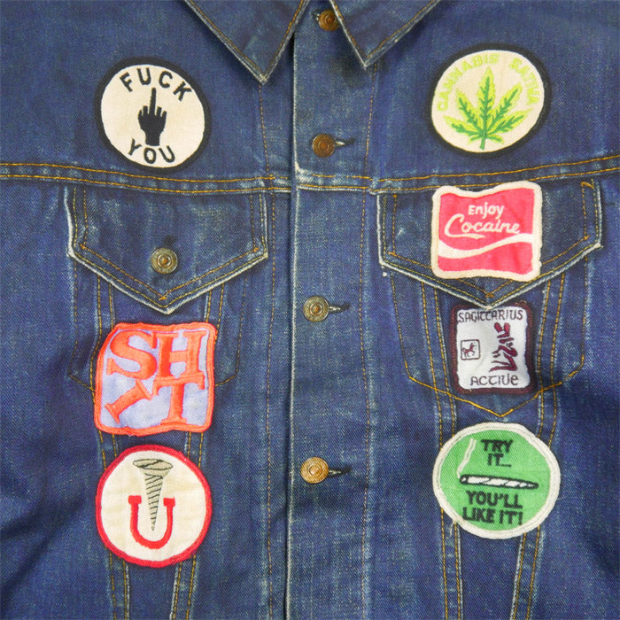 トルク TA-2005 Trompe L’oeil Printed Jacket (1950 Type-1 T-Back) ファーストタイプ デニムジャケット メンズ