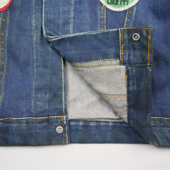 トルク TA-2005 Trompe L’oeil Printed Jacket (1950 Type-1 T-Back) ファーストタイプ デニムジャケット メンズ