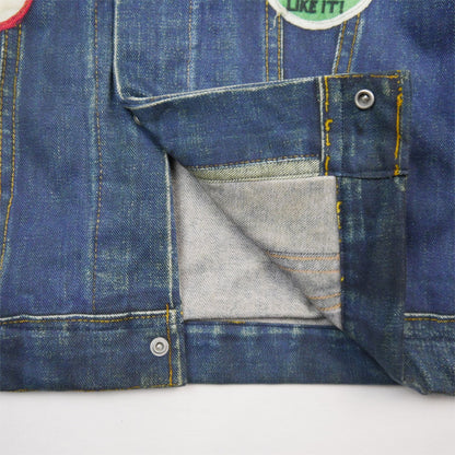 トルク TA-2005 Trompe L’oeil Printed Jacket (1950 Type-1 T-Back) ファーストタイプ デニムジャケット メンズ