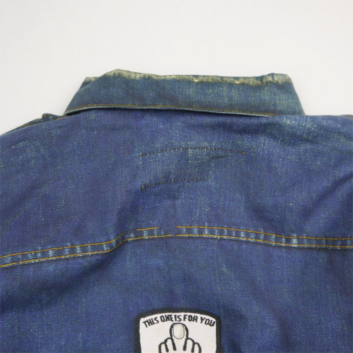 トルク TA-2005 Trompe L’oeil Printed Jacket (1950 Type-1 T-Back) ファーストタイプ デニムジャケット メンズ