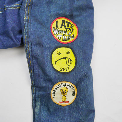 トルク TA-2005 Trompe L’oeil Printed Jacket (1950 Type-1 T-Back) ファーストタイプ デニムジャケット メンズ