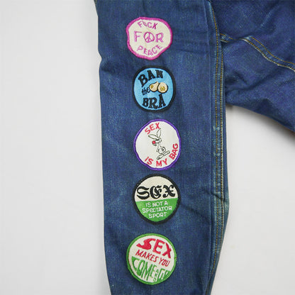 トルク TA-2005 Trompe L’oeil Printed Jacket (1950 Type-1 T-Back) ファーストタイプ デニムジャケット メンズ