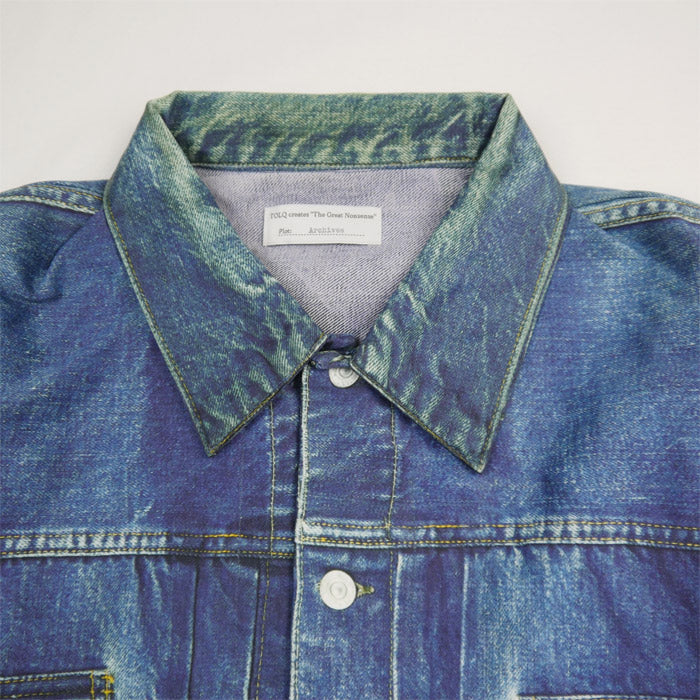 トルク TA-2004 Trompe L’oeil Printed Jacket(1950 Type-2 T-Back) セカンドタイプ デニムジャケット メンズ