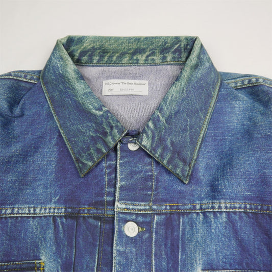 トルク TA-2004 Trompe L’oeil Printed Jacket(1950 Type-2 T-Back) セカンドタイプ デニムジャケット メンズ