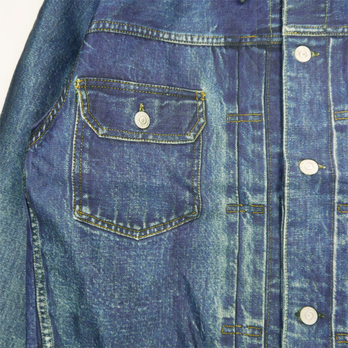 トルク TA-2004 Trompe L’oeil Printed Jacket(1950 Type-2 T-Back) セカンドタイプ デニムジャケット メンズ