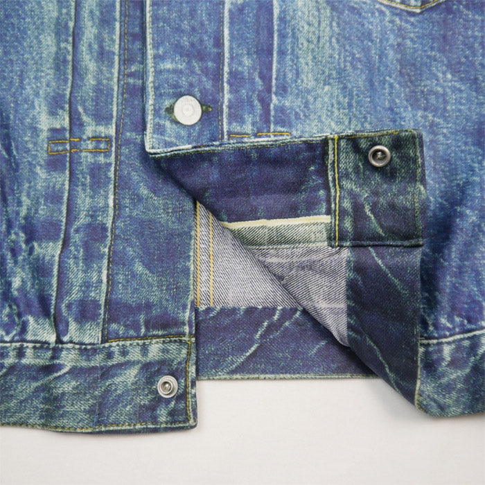 トルク TA-2004 Trompe L’oeil Printed Jacket(1950 Type-2 T-Back) セカンドタイプ デニムジャケット メンズ