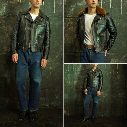 BUCO J-24 JACKET: BLACK