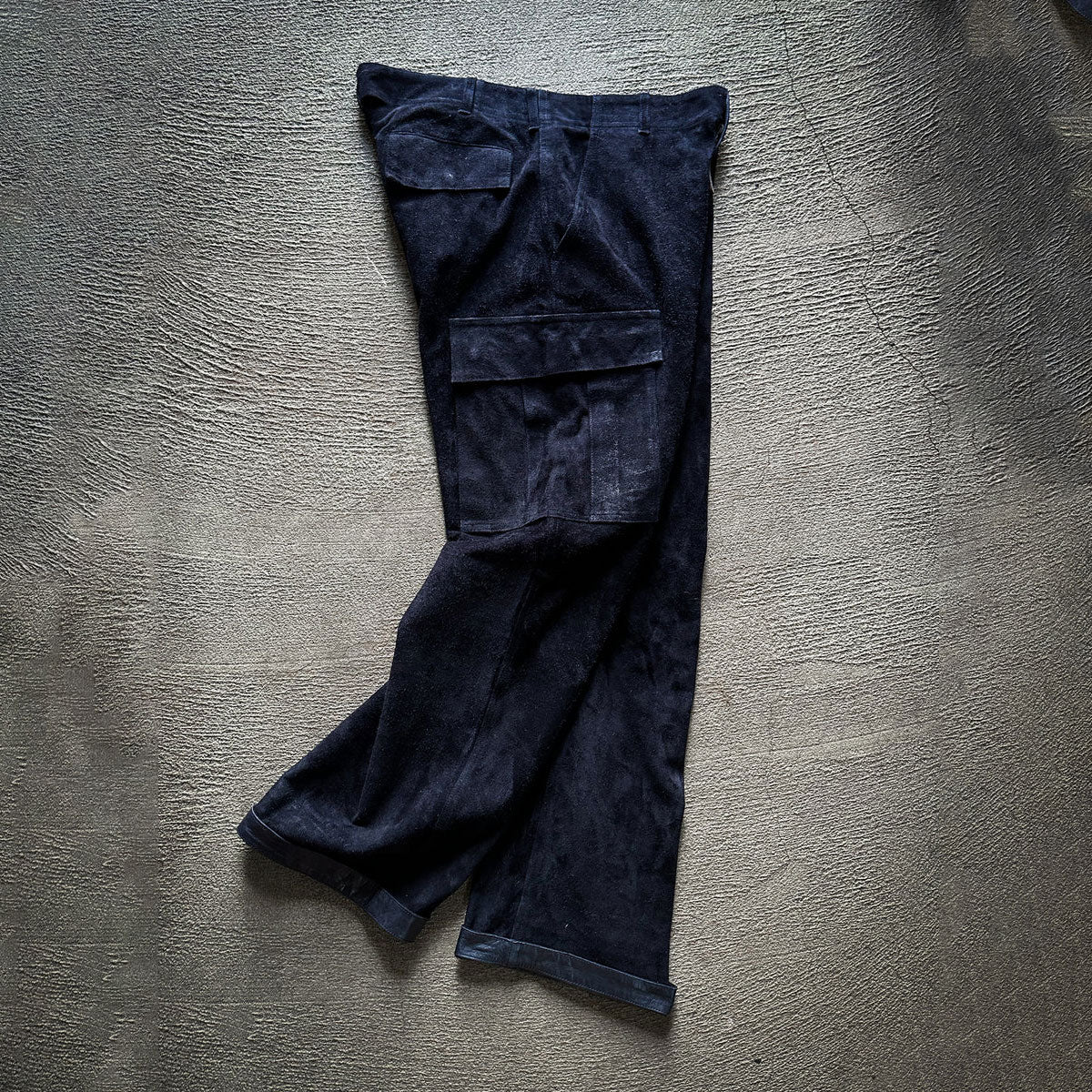 WSBTM10 ≪NAVY≫ "MOTOR NEW VINTAGE" WASHABLE HORSE ROUGHOUT CARGO PANTS ウォッシャブルホースラフアウト カーゴパンツ