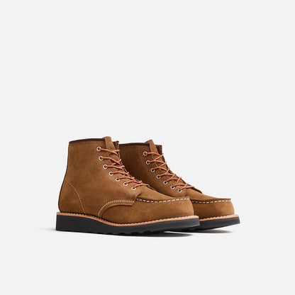 レッドウィング ICON_W STYLE NO.3605 6-inch Classic Moc 6インチ クラシックモック ブラウン レディース レザー スエード ワーク ブーツ