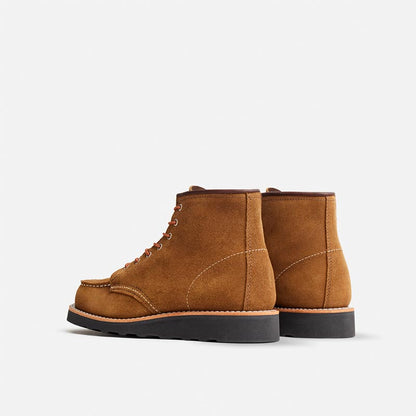 レッドウィング ICON_W STYLE NO.3605 6-inch Classic Moc 6インチ クラシックモック ブラウン レディース レザー スエード ワーク ブーツ