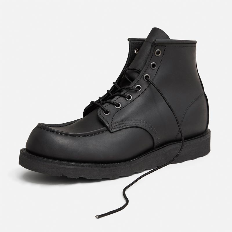 レッドウィング ICON STYLE NO.8074 6-inch Classic Moc 6インチ クラシックモック ブラック メンズ レザー ワーク ブーツ