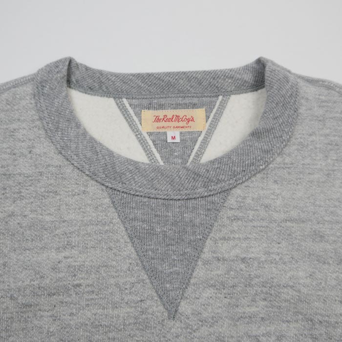 ジョーマッコイ MC13111 10 oz. LOOPWHEEL CREWNECK SWEATSHIRT ループウィール スウェットシャツ グレー 020 メンズ 釣り編み