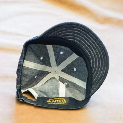 ミスターファットマン 5203006 Billie インディゴ メンズ キャップ 帽子 硫化染め サイズ調整可能