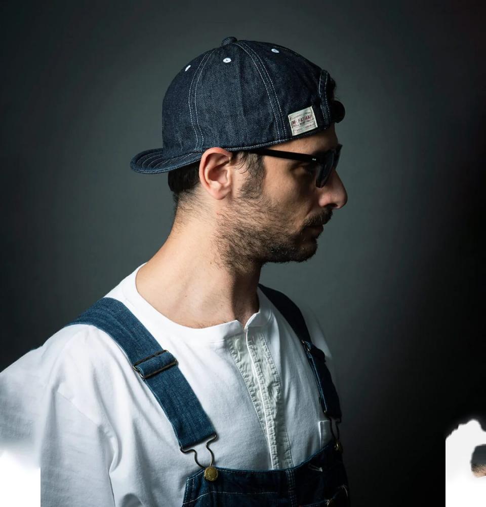 ミスターファットマン 5203006 Billie インディゴ メンズ キャップ 帽子 硫化染め サイズ調整可能