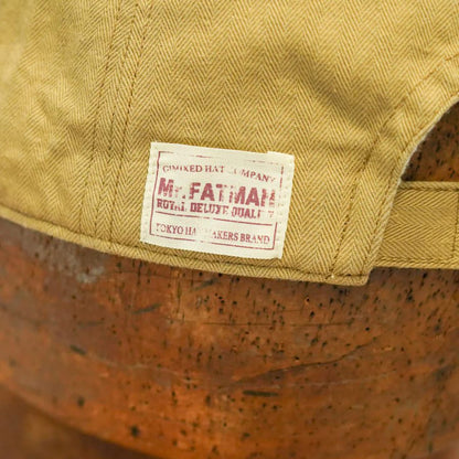 ミスターファットマン 5203006 Billie ベージュ メンズ キャップ 帽子 硫化染め サイズ調整可能