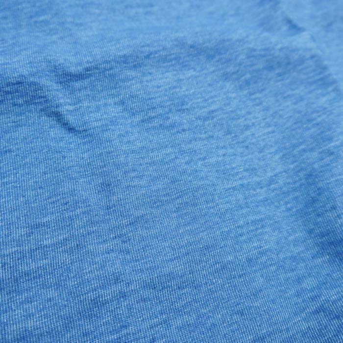 ピュアブルージャパン SS-5011-GRE Indigo Jersey Crew Neck T-s Greencast Indigo インディゴ天竺クルーネックTシャツ グリーンキャストインディゴ 無地 半袖 カットソー リーフ刺繍