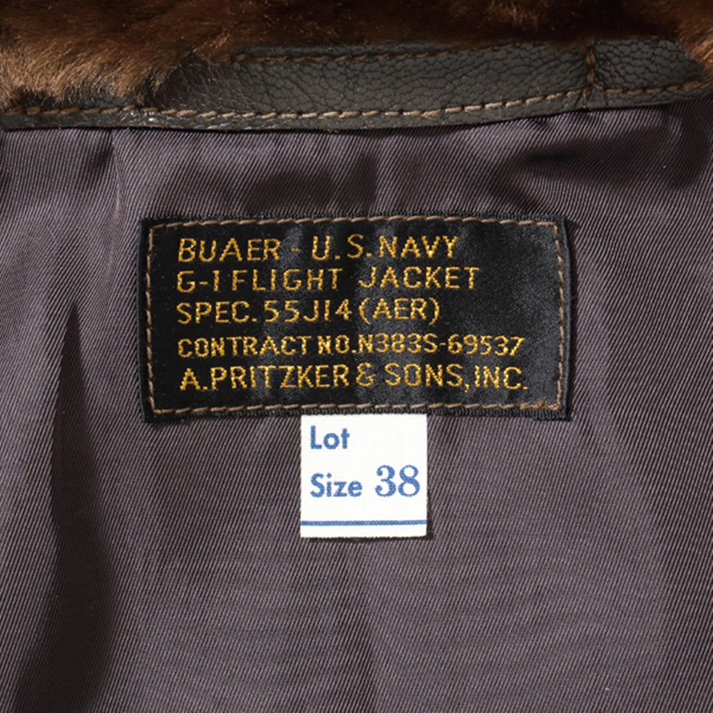 バズリクソンズ Lot No. BR80586 Type G-1 “A. PRITZKER & SONS, INC.” メンズ フライトジャケット