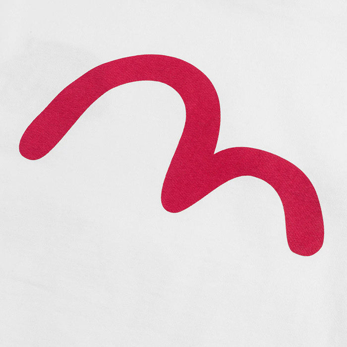EVISUアーカイブプリント リラックスフィット Tシャツ:ホワイト