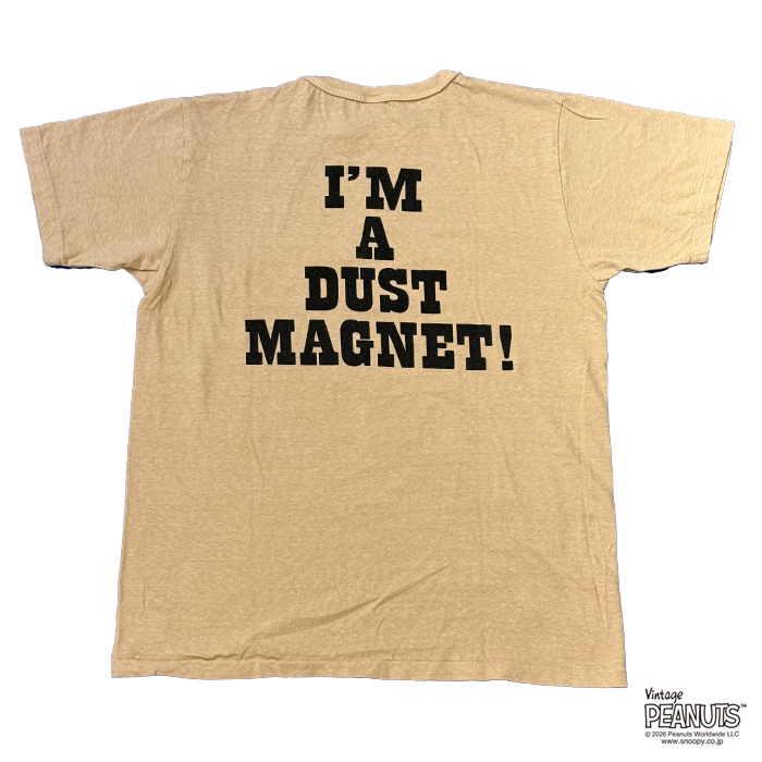WAREHOUSE & CO. Lot YP126S-5 I'M A DUST MAGNET! (PIG PEN):カフェオレ/オレンジ