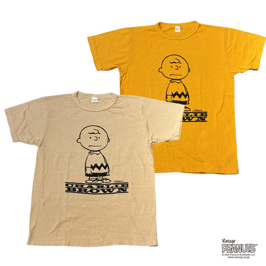 WAREHOUSE & CO. Lot YP126S-2 I NEED ALL THE FRIENDS (CHARLIE BROWN):イエロー/カフェオレ