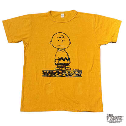 WAREHOUSE & CO. Lot YP126S-2 I NEED ALL THE FRIENDS (CHARLIE BROWN):イエロー/カフェオレ