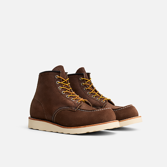 レッドウィング   STYLE NO.8836 6-inch Classic Moc 6インチ クラシックモック チョコレート「ミュールスキナー」ラフアウト メンズ レザー ブーツ