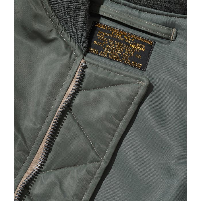 バズリクソンズ Lot No. BR14920 / Type MA-1 SLENDER ORIGINAL SPEC. “BUZZ RICKSON MFG. CO.”