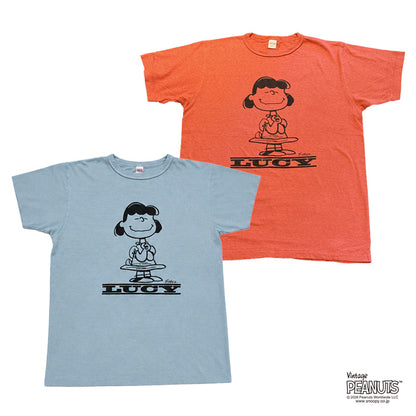 WAREHOUSE & CO. Lot YP126S-3 I DON'T CARE (LUCY):レッド/サックス