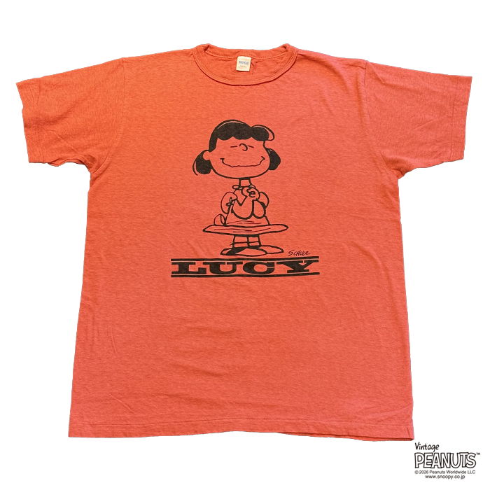 WAREHOUSE & CO. Lot YP126S-3 I DON'T CARE (LUCY):レッド/サックス
