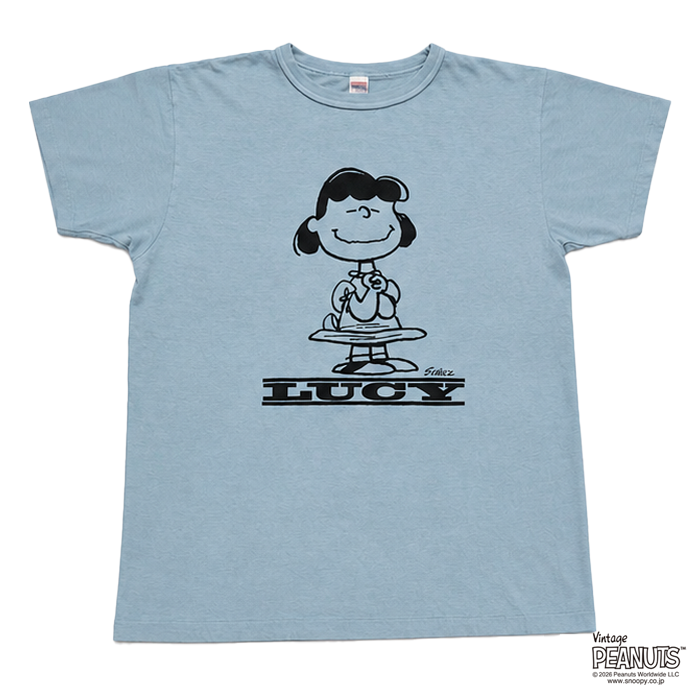 WAREHOUSE & CO. Lot YP126S-3 I DON'T CARE (LUCY):レッド/サックス