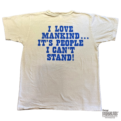 WAREHOUSE & CO. Lot YP126S-4 I LOVE MANKIND...(LINUS):クリーム/サックス