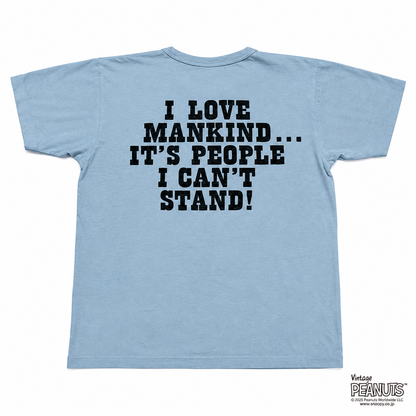WAREHOUSE & CO. Lot YP126S-4 I LOVE MANKIND...(LINUS):クリーム/サックス