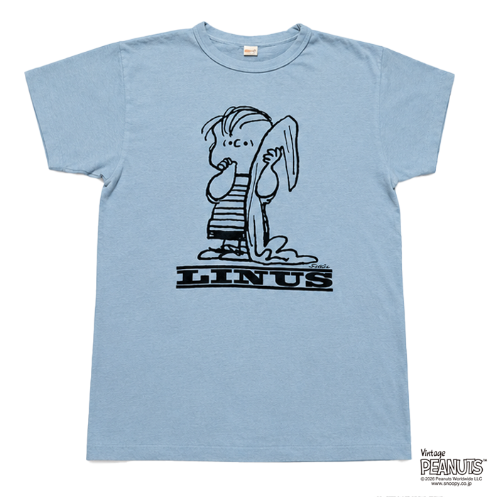 WAREHOUSE & CO. Lot YP126S-4 I LOVE MANKIND...(LINUS):クリーム/サックス