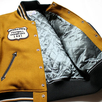 30oz. Wool Melton Award Jacket “APACHES”