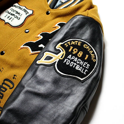 30oz. Wool Melton Award Jacket “APACHES”