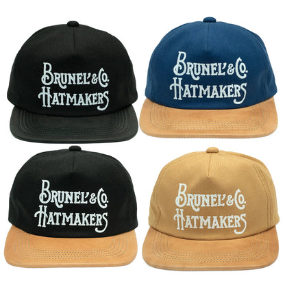 BRUNEL&Co. HATMAKERS TURNER CAP BLACK/BLACK・BEIGE/NUME・BLUE/NUME・BLACK/NUME