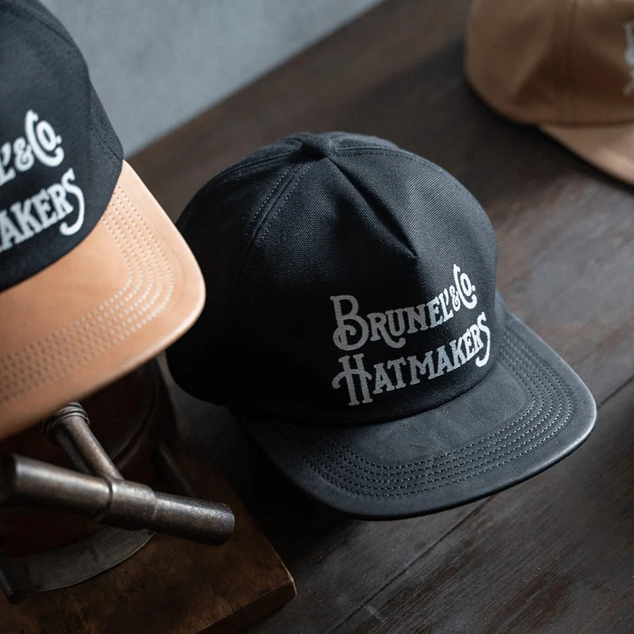 BRUNEL&Co. HATMAKERS TURNER CAP BLACK/BLACK・BEIGE/NUME・BLUE/NUME・BLACK/NUME