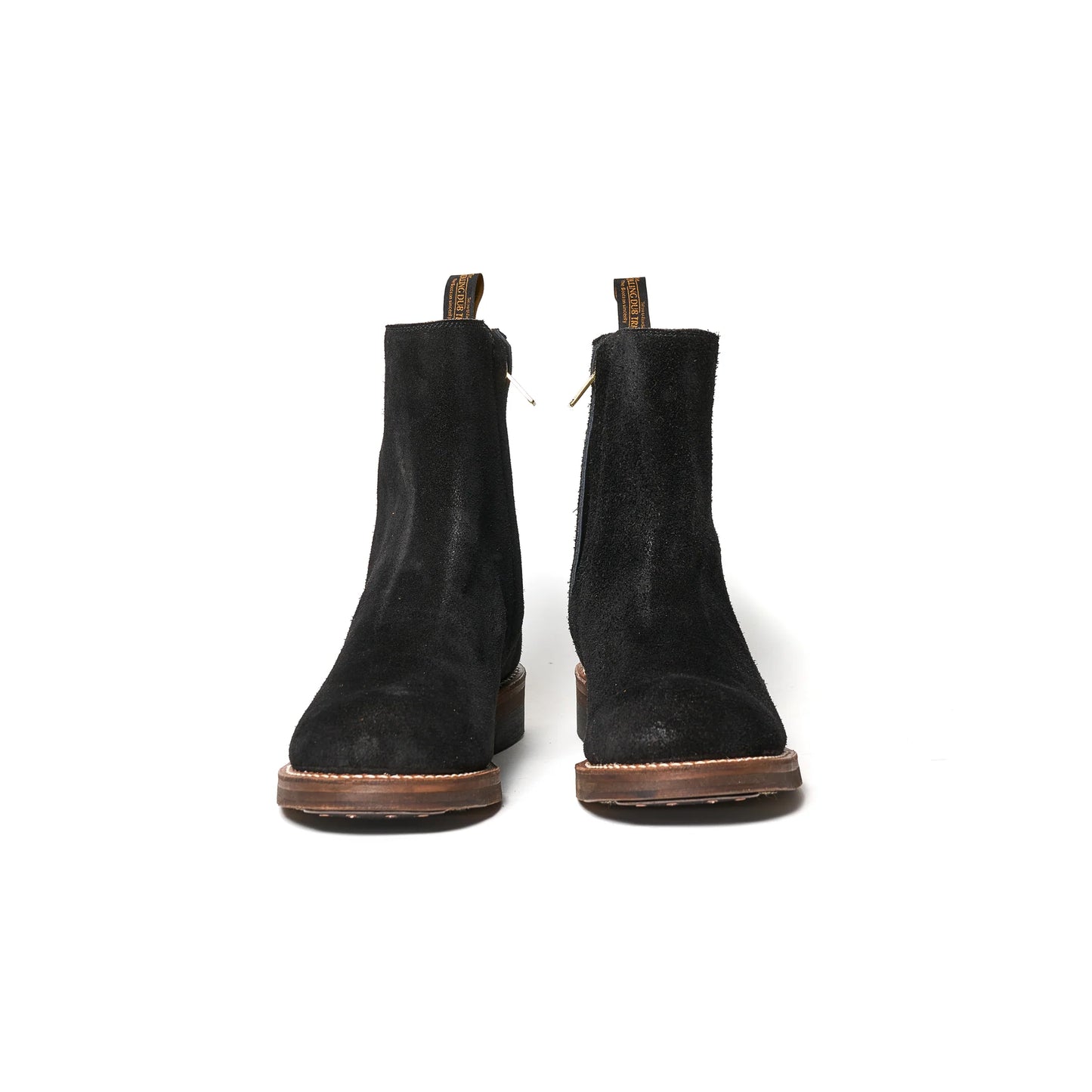 ローリングダブトリオ RDT-A14 CASPER Black Oil Suede キャスパー ブラック オイルスエード メンズ レザー サイドジップ ブーツ