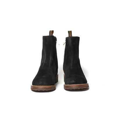 ローリングダブトリオ RDT-A14 CASPER Black Oil Suede キャスパー ブラック オイルスエード メンズ レザー サイドジップ ブーツ
