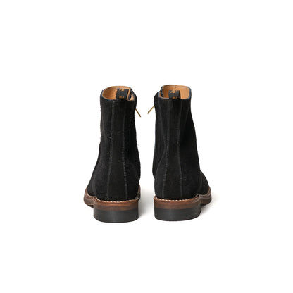 ローリングダブトリオ RDT-A14 CASPER Black Oil Suede キャスパー ブラック オイルスエード メンズ レザー サイドジップ ブーツ