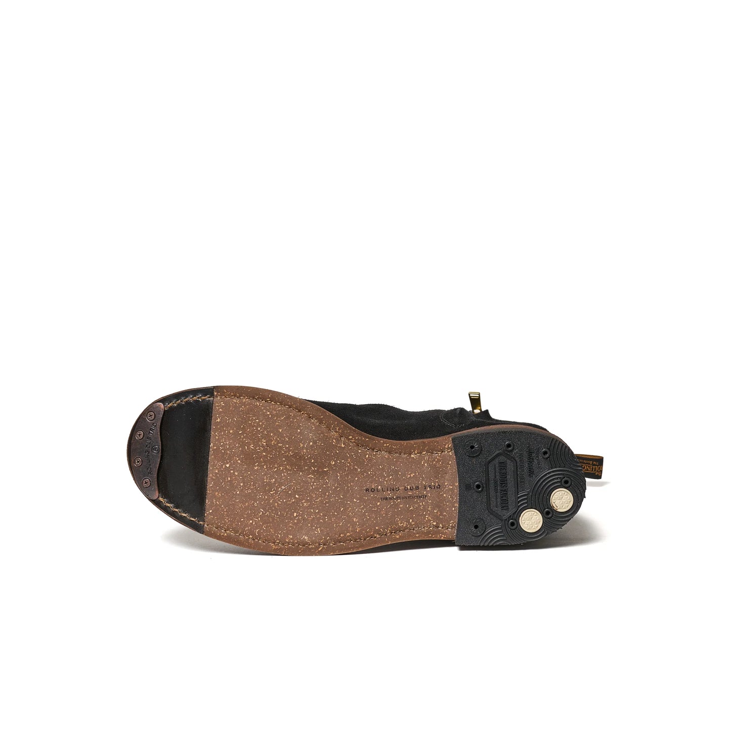 ローリングダブトリオ RDT-A14 CASPER Black Oil Suede キャスパー ブラック オイルスエード メンズ レザー サイドジップ ブーツ