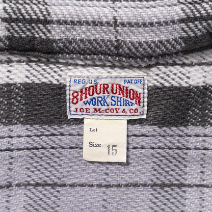 8HU BLOCK CHECK SUMMER FLANNEL SHIRT